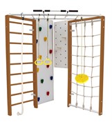 Шведская стенка Kemfer Fantastic [№2 Ореховый желтая лиана] 14971