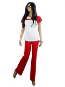 Футболка женская для фитнеса Kampfer Flame red, L nan-82