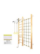 Шведская стенка Kemfer Winner Wall [№1 Натуральный Стандарт белый турник] 15677