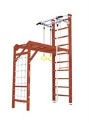 Шведская стенка Kemfer Union Ceiling [№4 Вишневый Стандарт белый турник] Union Ceiling-7