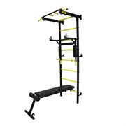 Профессиональная шведская стенка Kemfer Gladiator Powerful Light [черный/желтый] Gladiator Powerful Light