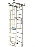 Спортивный комплекс Крепыш Г-образный (серый/хром) krepysh-002Серый/Металл/Хром