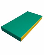 Мат №1 (100 х 50 х 10) [зеленый/желтый] 33242