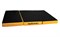 Kampfer Black Мат №7 (200 х 100 х 10) складной - винилискожа [Черно-желтый] 17641