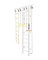 Шведская стенка Kemfer Wooden Ladder Wall [№6 Жемчужный Высота 3 м белый] 15771