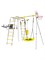 Спортивно-игровой комплекс ROMANA Fitness 103.20.05-01 Фитнесс серый/желтый с качелями [серый/желтый + Качели гнездо 1.Д-26.04] 103.20.05-01 серый/желтый + Качели гнездо