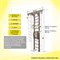 Шведская стенка Kemfer Wooden ladder Maxi Wall [№2 Ореховый Стандарт белый] Wooden ladder Maxi Wall-4